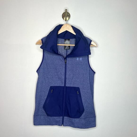 Under Armour Cold Gear Vest Indigo - Picture 1 of 4